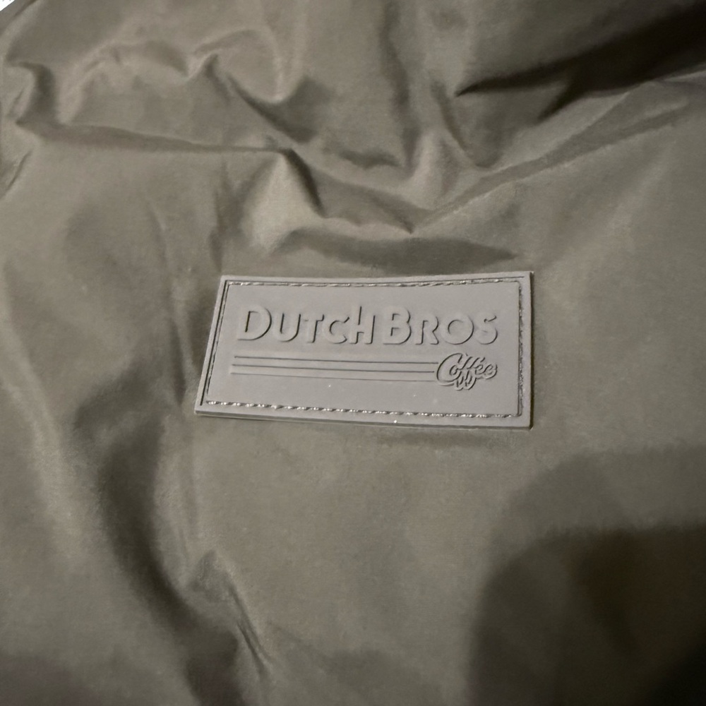 Dutch Bros Brown Puffer Jacket - Picture 3 of 3